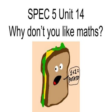 SPEC 5 Unit 14