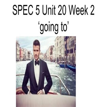 SPEC 5 Unit 20