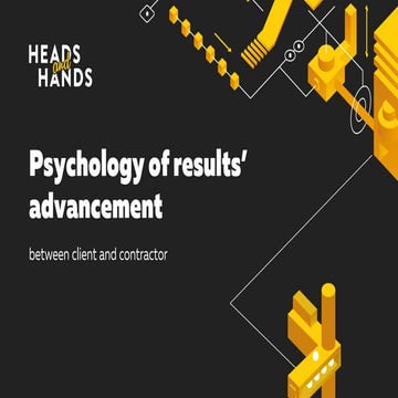 Psychology of results' advancement