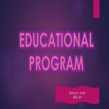 Educational Program for Mentally Retarded Children (SpEd)