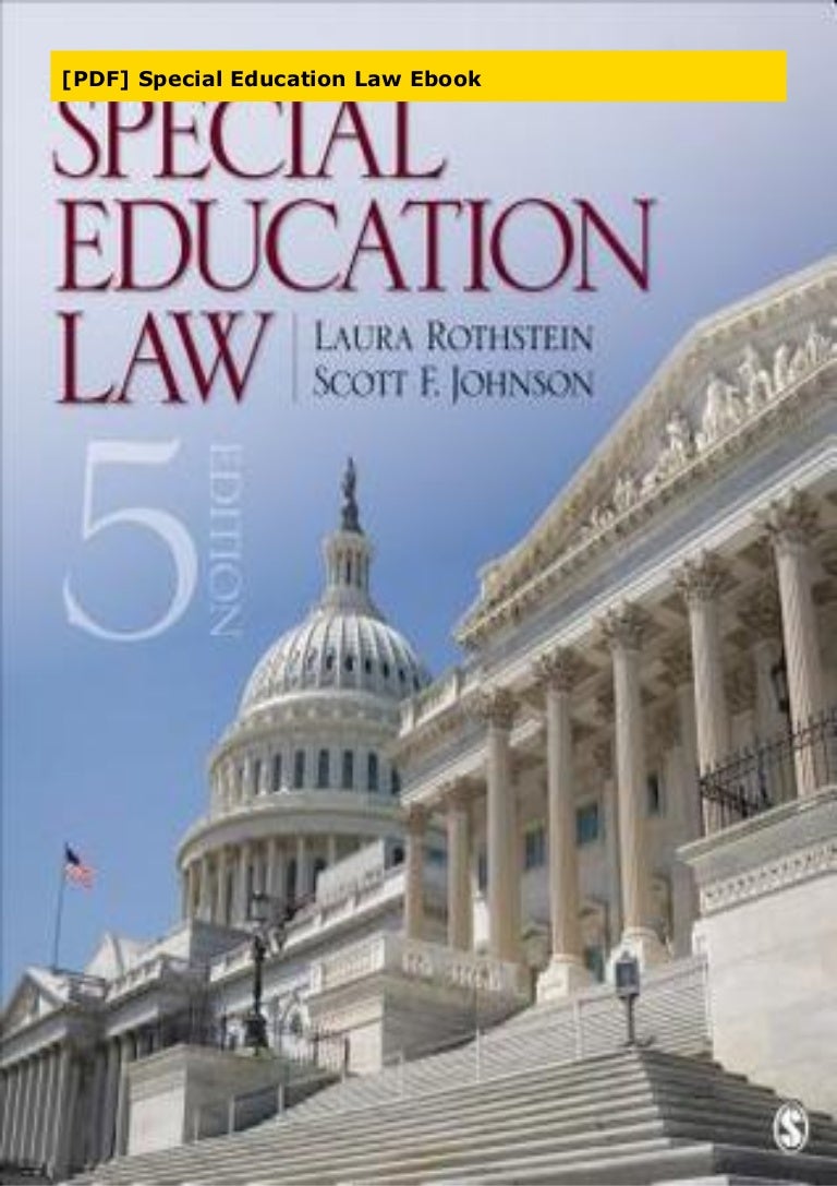 [PDF] Special Education Law Ebook