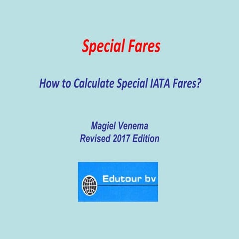 Special Fares Calculation