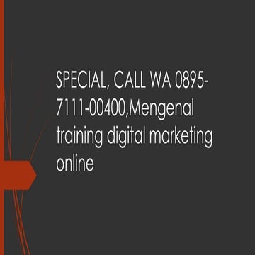 Marketing Digitalcentre presentations