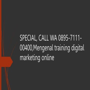 Marketing Digitalcentre presentations