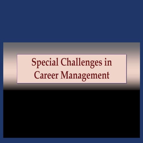 Special Challenges in Career Management - PPT 12.pptx