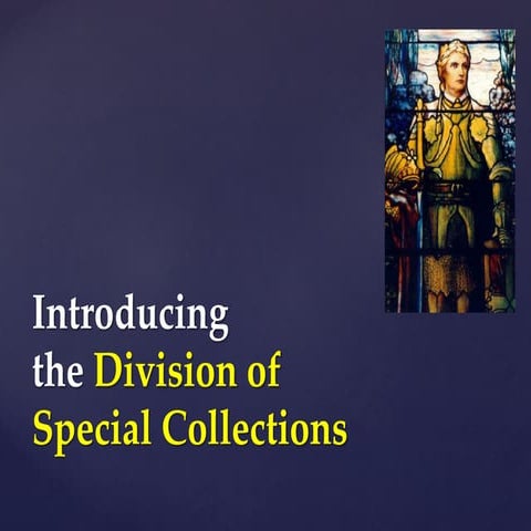 Introduction to Hoole Special Collections 2013