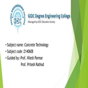 Special concrete and concreting method