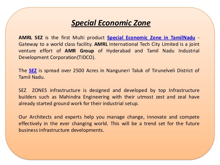 Special Economic Zone