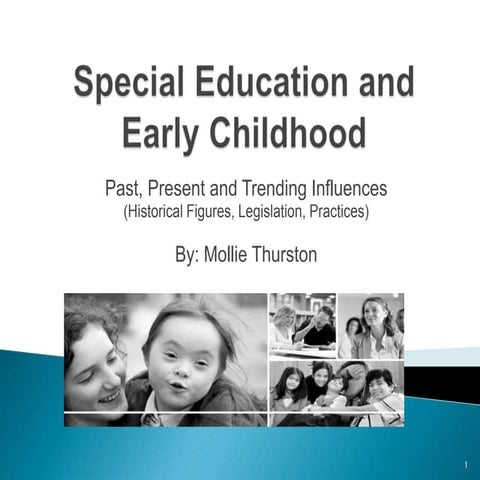 Special education and early childhood