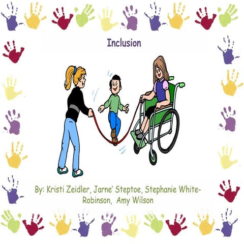 Special education and inclusion