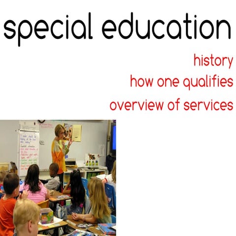 History Of Special Education And Inclusive Education History Of