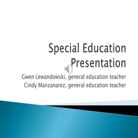 Special education presentation
