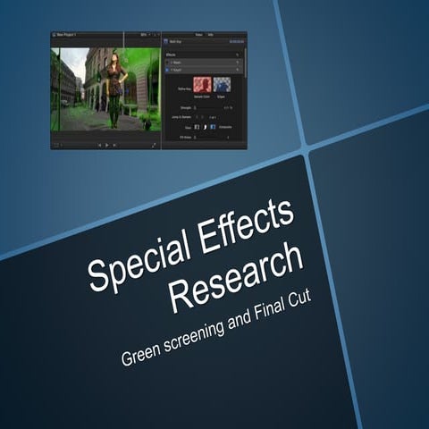 Special Effects Research