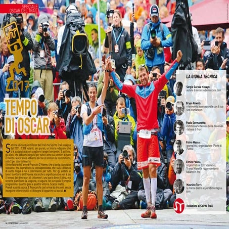 OSCAR DI TRAIL RUNNING 2017 