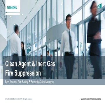 Clean Agent & Inert Gas Fire Suppression