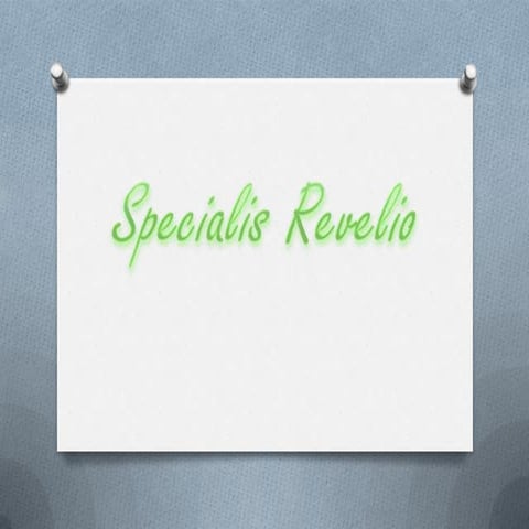 Specialis revelio