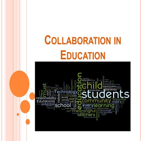 Collaborative Partnerships In Education