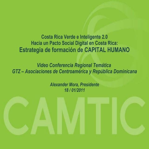 Specialist Costa Rica (presentación GTZ)