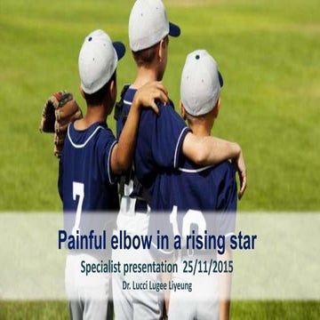 Little League Elbow