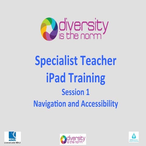 Specialist teacher training 1 all
