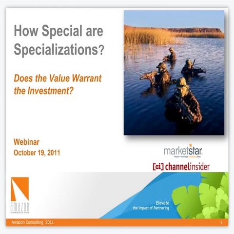Specialization research