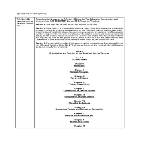Republic Act No. 9504 - Minimum Wagers' Tax Exemption Law | PDF