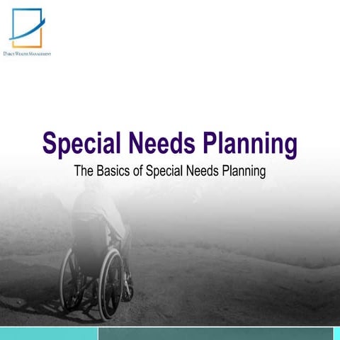 Special Needs Planning
