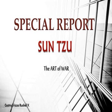 Sun Tzu's Art of War (Special Report)