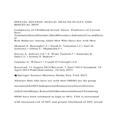 SPECIAL SECTION SEXUAL HEALTH IN GAY AND BISEXUAL MENComp.docx