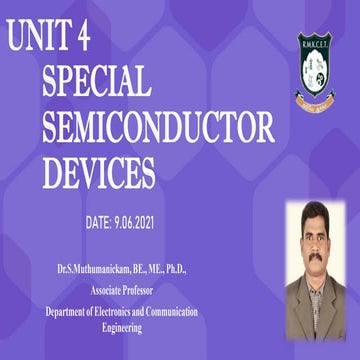 Special semiconductor devices