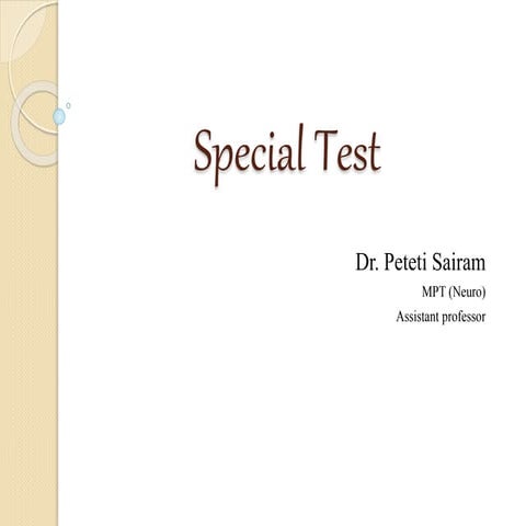 Neurological special tests.pptx