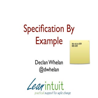 Specification by Example