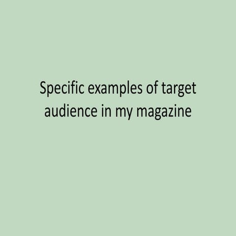 Contents page of a magazine ) | PPTX