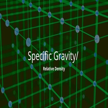 Understanding Specific Gravity and Relative Density in Materials ...