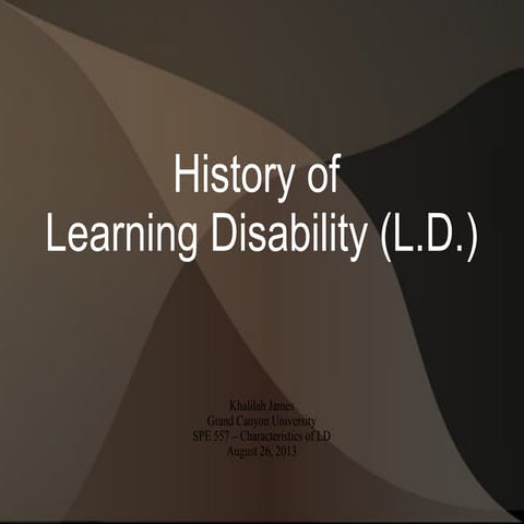 Specific learning disability