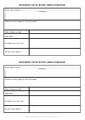 Warm up worksheet