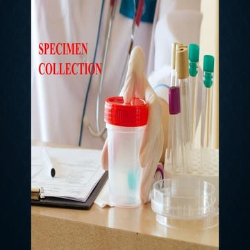 specimen collection in clinical laboratory