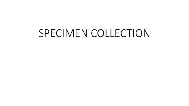 SPECIMEN COLLECTION .....................copy.pptx