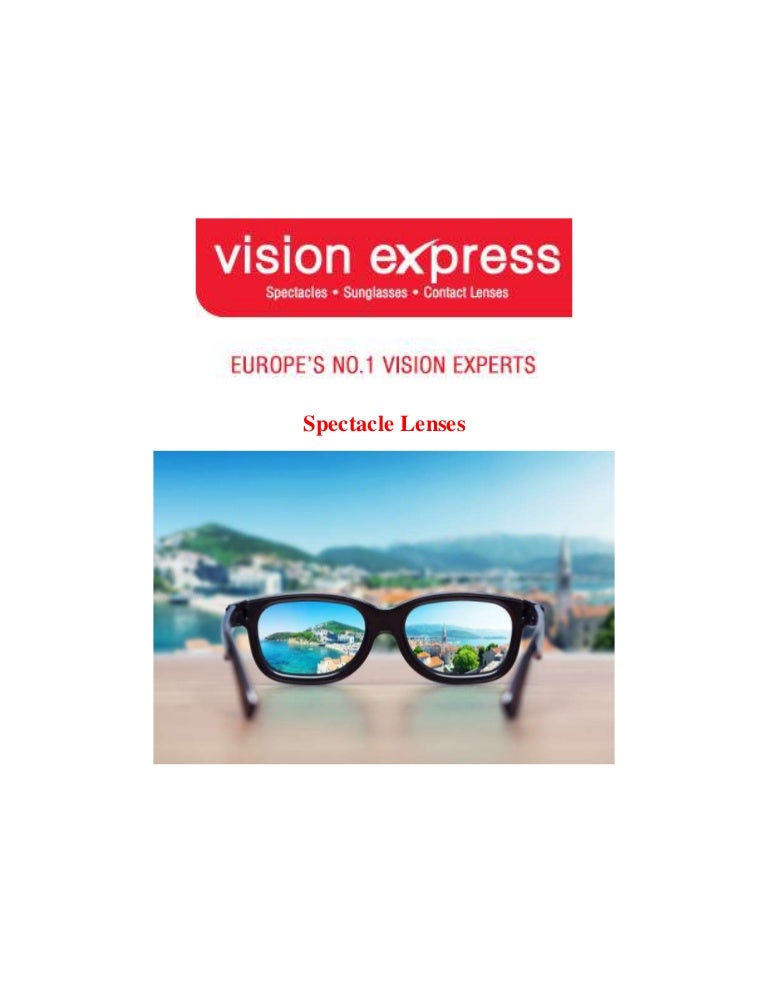 Spectacles Lenses Vision Express India