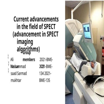 Single photon emission computed Tomography