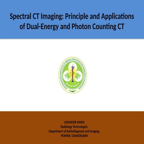 Spectral CT Imaging: Principle and Applications of Dual-Energy and ...