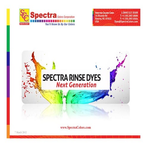 Spectra Rinse General Information Presentation | PDF