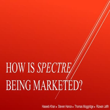 Spectre marketing