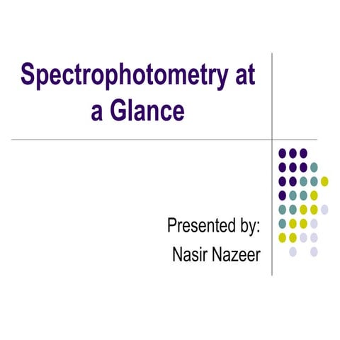 Spectrophoto meter