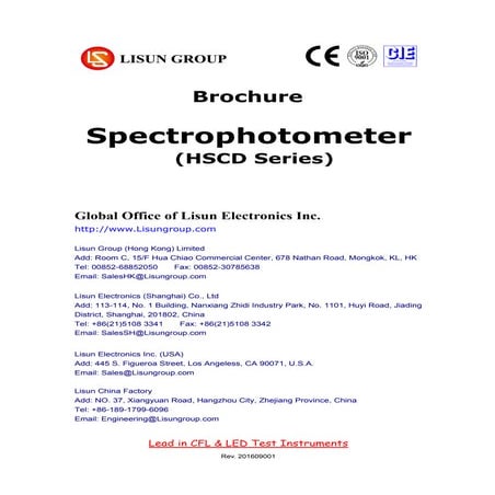 Portable Spectrophotometer