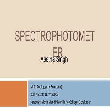spectrophotometer