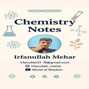 Spectroscopy ( स्पेक्ट्रोस्कोपी ) English and Hindi Medium Chemistry Notes PD...
