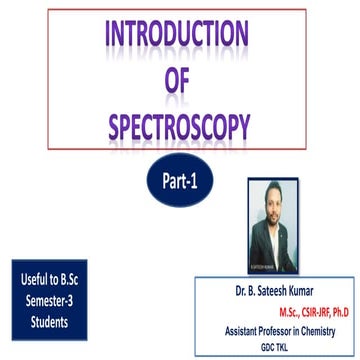 Spectroscopy Part-1.pptx