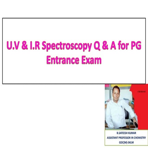 UV IR Spectroscpy BITS