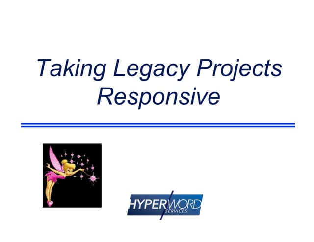 Spectrum 16   pmc 16 - preparing legacy projects for responsive design